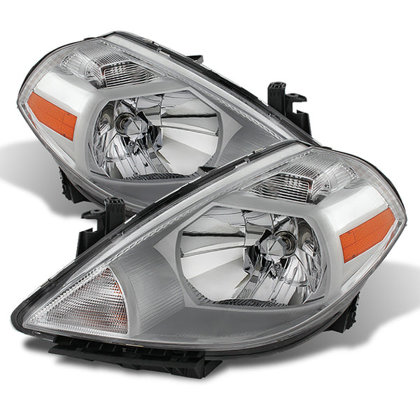 2007-2012 Nissan Versa Chrome Headlight