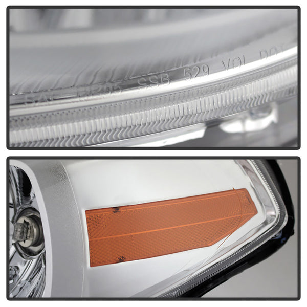 2007-2012 Nissan Versa Chrome Headlight