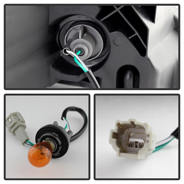 2007-2012 Nissan Versa Chrome Headlight
