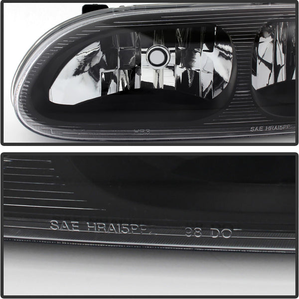 1999-2004 Oldsmobile Alero Black Headlight