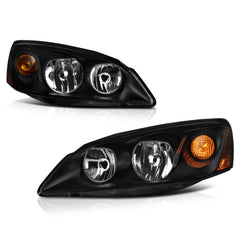 2005-2010 Pontiac G6 Black Headlight