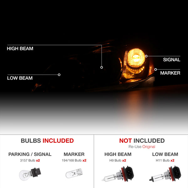 2005-2010 Pontiac G6 Chrome Headlight