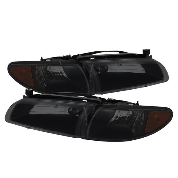 1997-2003 Pontiac Grand Prix Sinister Black Headlight