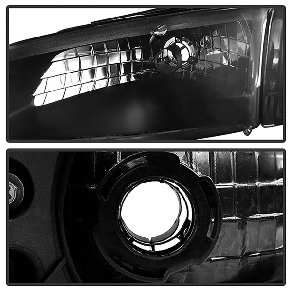1997-2003 Pontiac Grand Prix Sinister Black Headlight