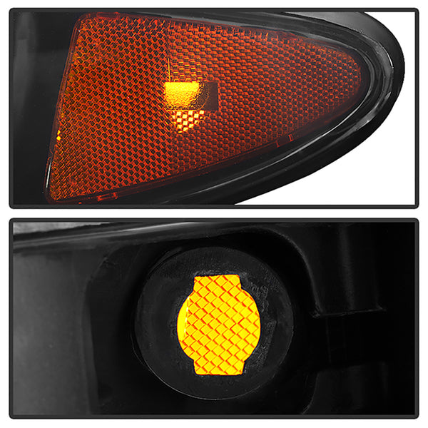 1997-2003 Pontiac Grand Prix Sinister Black Headlight