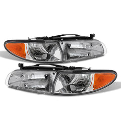 1997-2003 Pontiac Grand Prix Chrome Headlight
