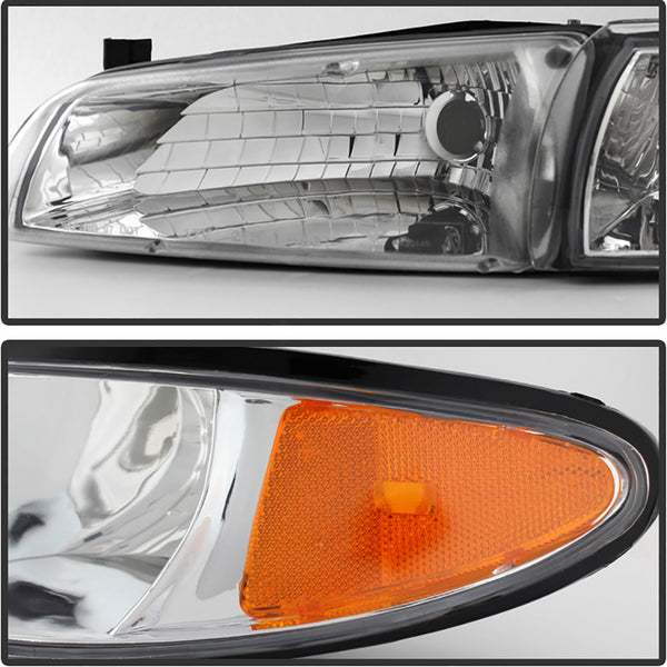 1997-2003 Pontiac Grand Prix Chrome Headlight