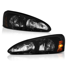 2004-2008 Pontiac Grand Prix Black Headlight