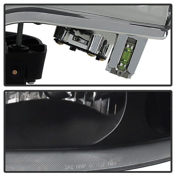 2001-2002 Saturn SC-Series Black Headlight