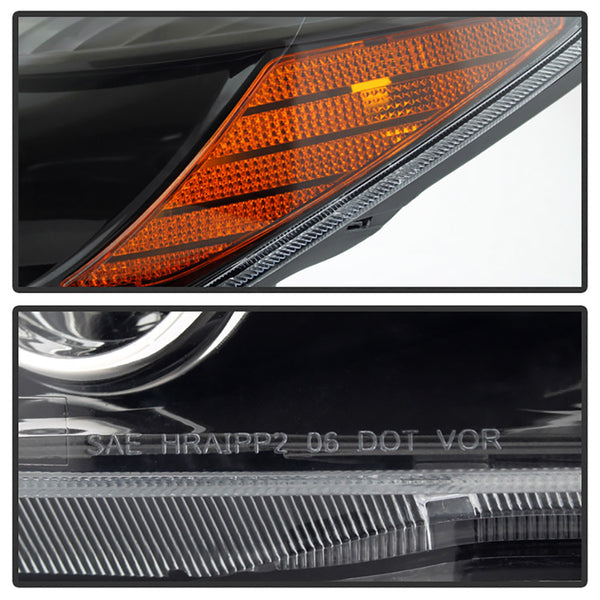 2008-2010 Scion tC Black Headlight