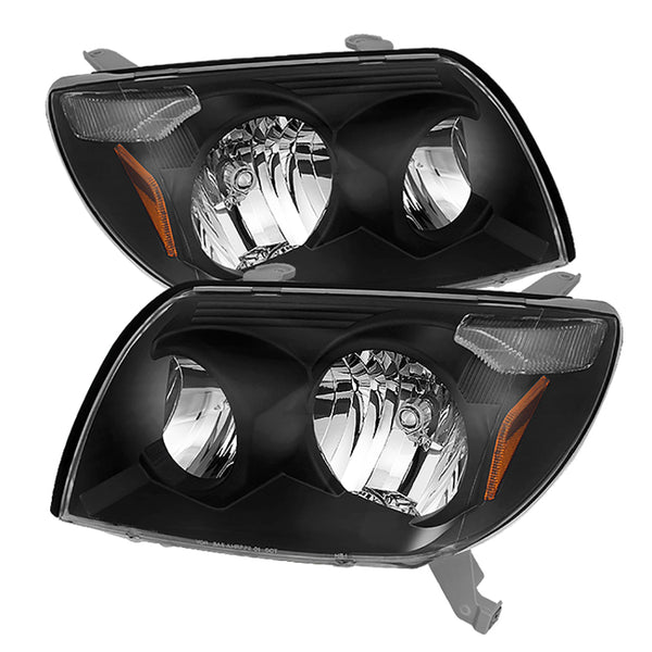 2003-2005 Toyota 4Runner Black Headlight