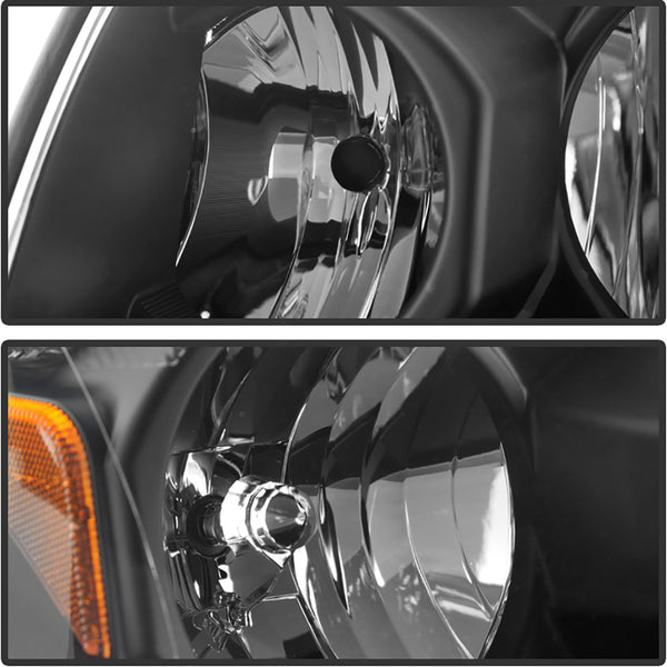 2003-2005 Toyota 4Runner Black Headlight