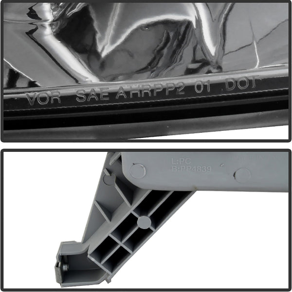 2003-2005 Toyota 4Runner Black Headlight
