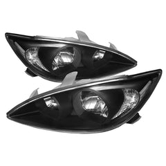 2002-2004 Toyota Camry Black Headlight
