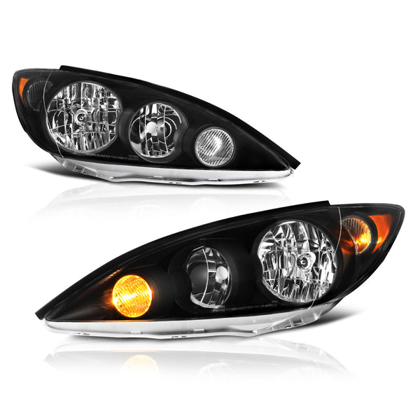 2005-2006 Toyota Camry Black Headlight