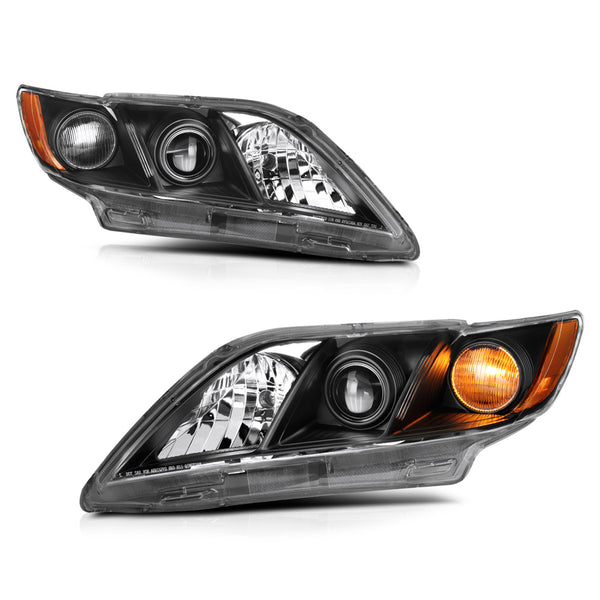 2007-2009 Toyota Camry Black Headlight