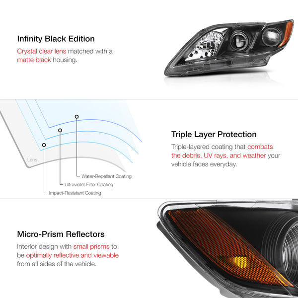 Infinity Black Headlights