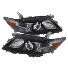 2010-2011 Toyota Camry Black Headlight