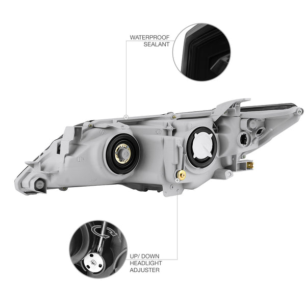 2012-2014 Toyota Camry Sinister Black Headlight