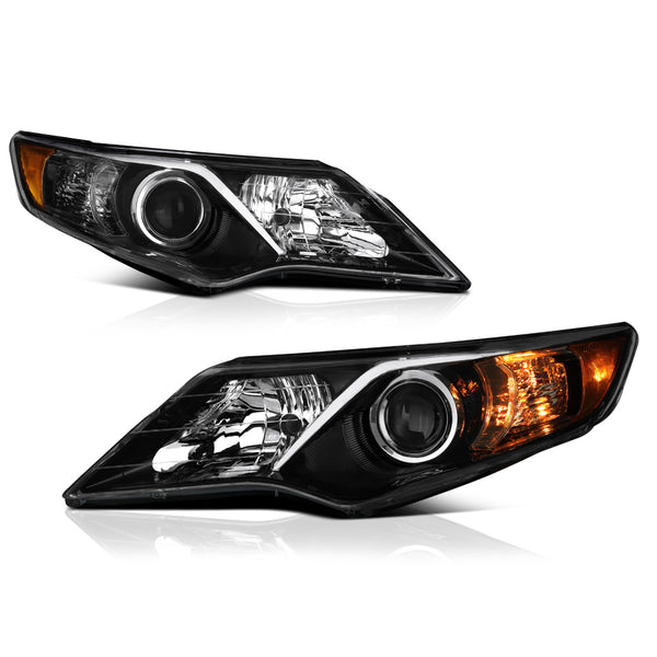 2012-2014 Toyota Camry Black Headlight