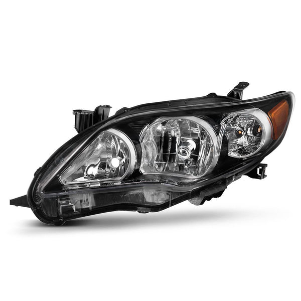 2011-2013 Toyota Corolla Black Headlight