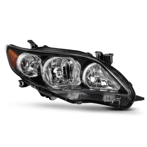 2011-2013 Toyota Corolla Black Headlight