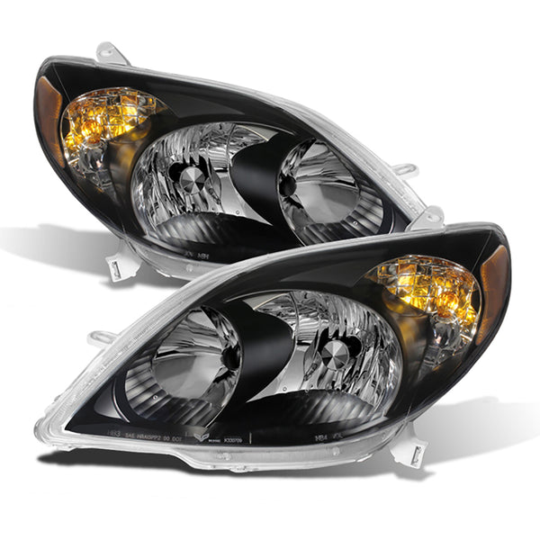 2003-2005 Toyota Matrix Black Headlight