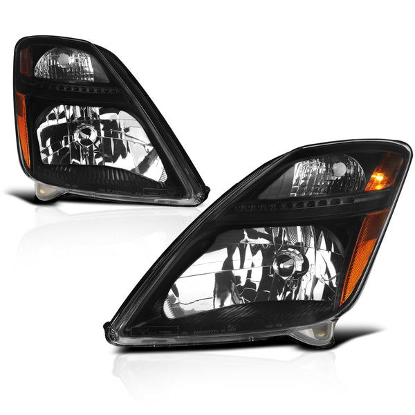 2005-2009 Toyota Prius Black Headlight