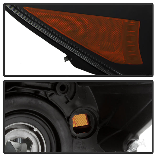 2010-2011 Toyota Prius Black Headlight
