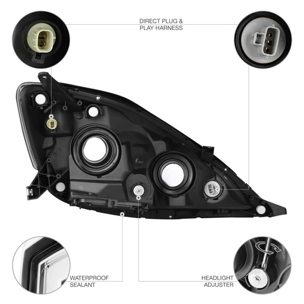 2006-2010 Toyota Sienna Factory Style Headlight