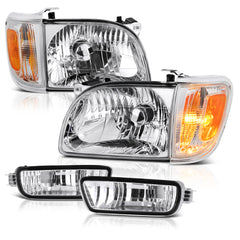 2001-2004 Toyota Tacoma Chrome Headlight