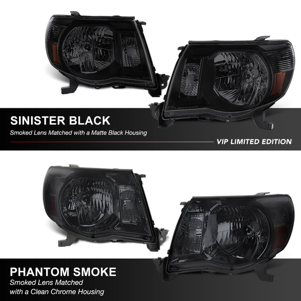 2005-2011 Toyota Tacoma Sinister Black Headlight