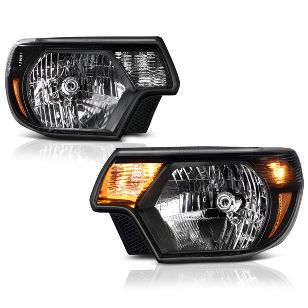 2012-2015 Toyota Tacoma Black Headlight