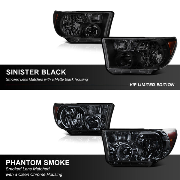 2007-2013 Toyota Tundra Sinister Black Headlight