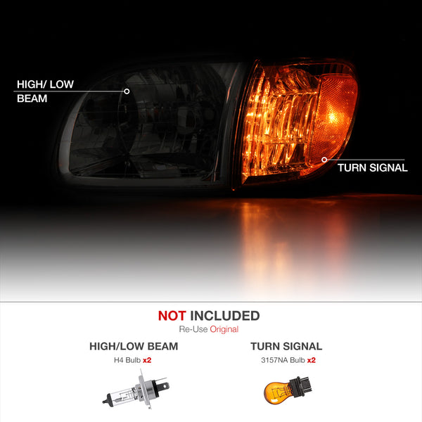 2000-2004 Toyota Tundra Chrome Headlight