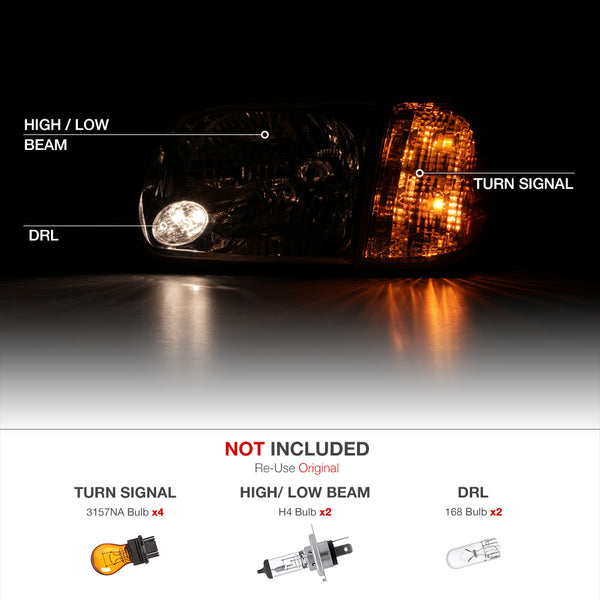 2005-2006 Toyota Tundra Chrome Headlight