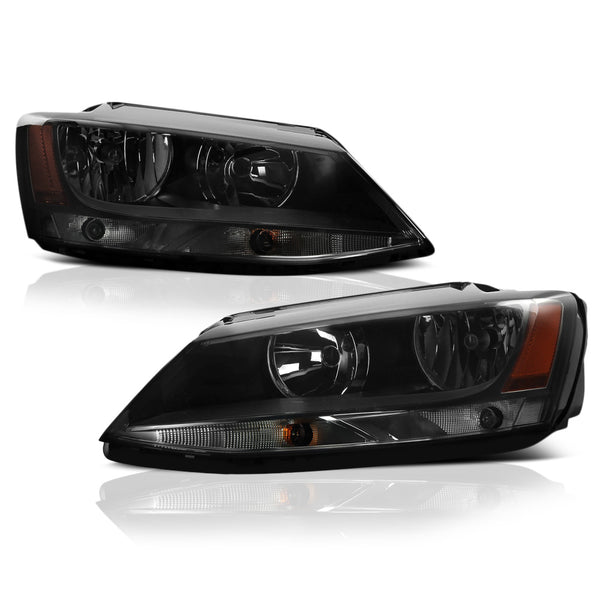 2011-2014 Volkswagen Jetta Smoked Headlight