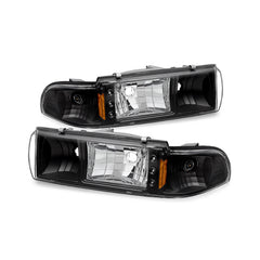 1991-1996 Chevrolet Caprice Black Headlight