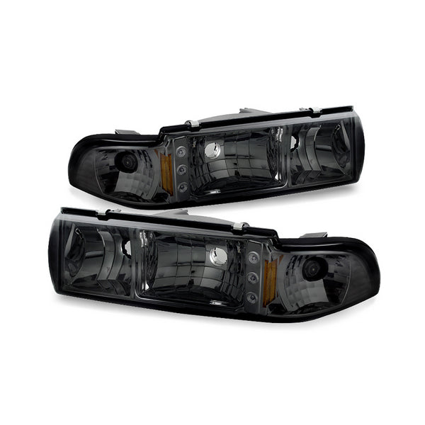 1991-1996 Chevrolet Caprice Smoked Headlight