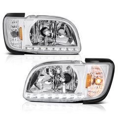 2001-2004 Toyota Tacoma Chrome Headlight