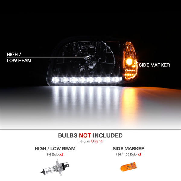 2001-2004 Toyota Tacoma Chrome Headlight