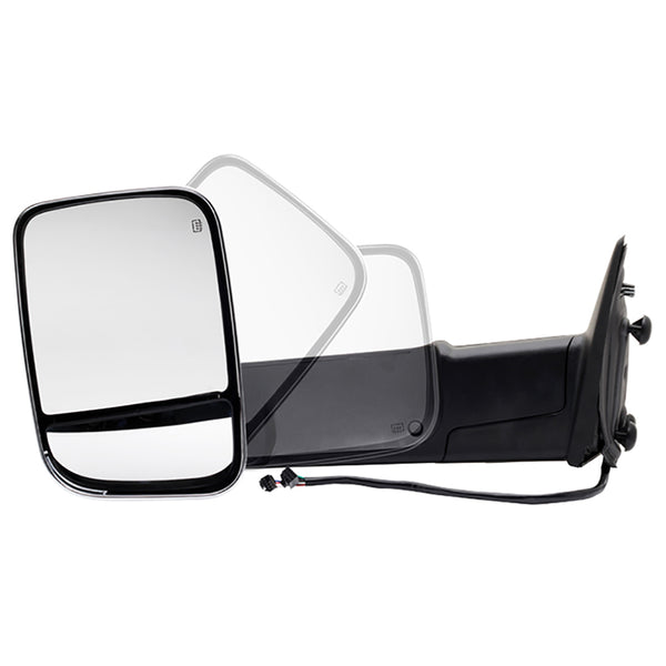 2009-2012 Dodge RAM 1500 | 2500 | 3500 Dark Red Mirror