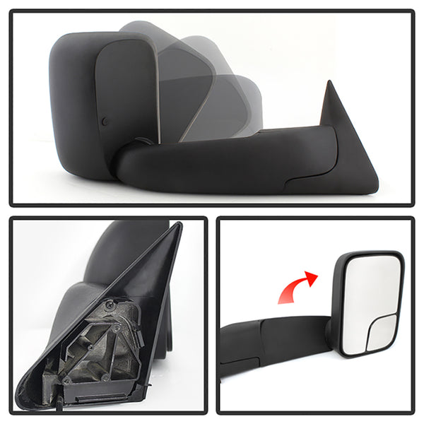 1998-2001 Dodge Ram 1500 | 2500 | 3500 Dark Red Mirror