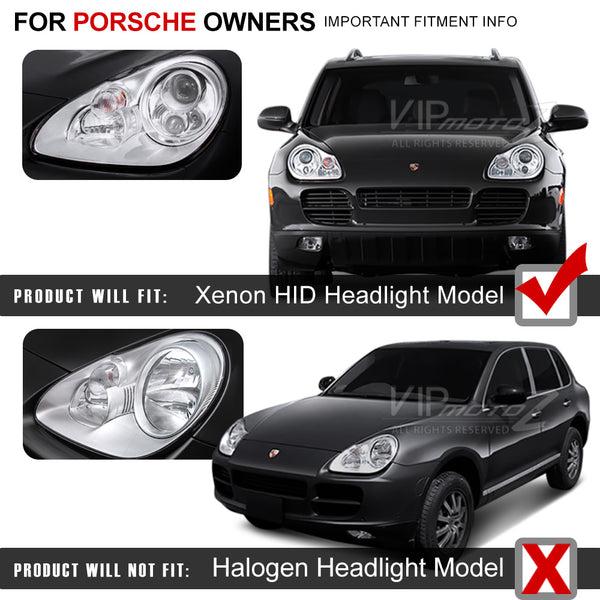 [Daytime Running LED Strip] Infinity Black Projector Headlights