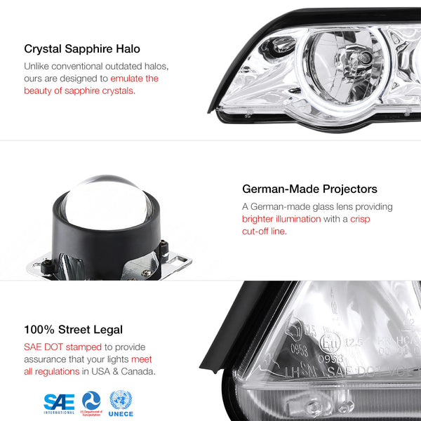 1998-2003 BMW E53 X5 Chrome Headlight