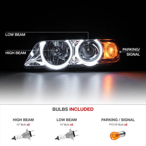 1998-2003 BMW E53 X5 Chrome Headlight