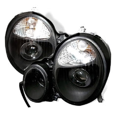 2000-2002 Mercedes-Benz W210 E-Class Black Headlight