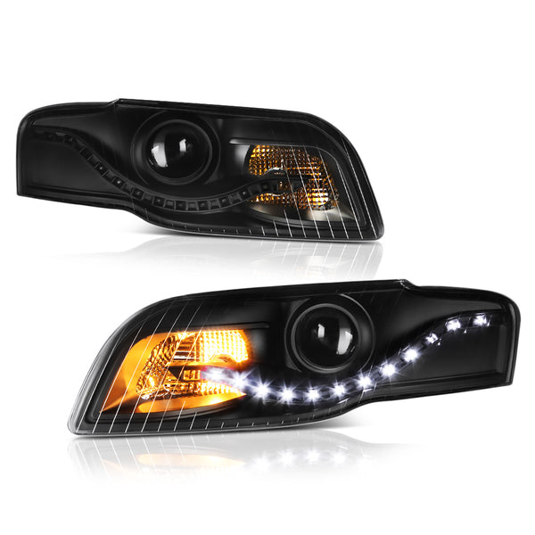 2005.5-2008 Audi A4 | S4 | RS4 Black Headlight