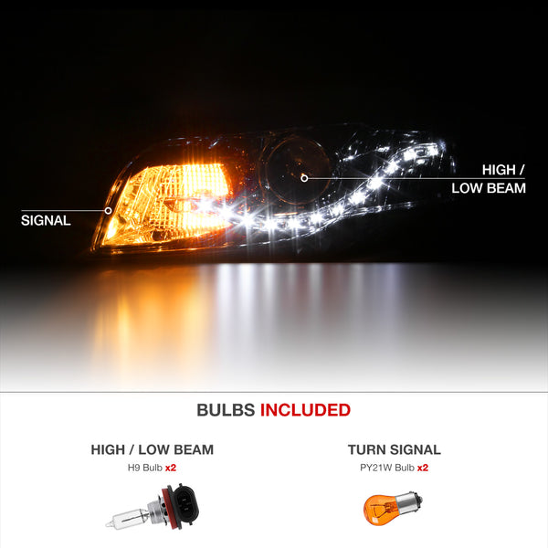 2005.5-2008 Audi A4 | S4 | RS4 Chrome Headlight