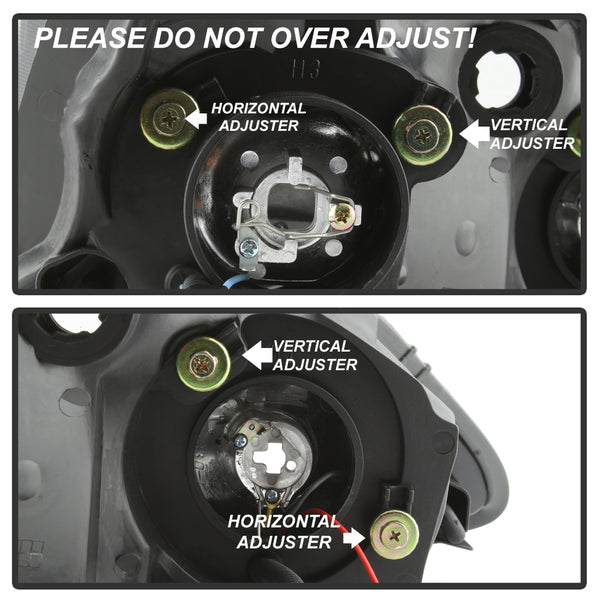 2002-2004 Acura RSX Black Headlight